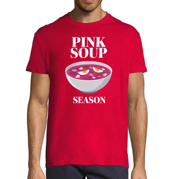 Marškinėliai "Pink soup season"