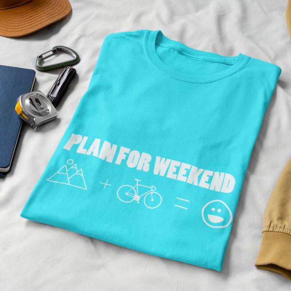 Marškinėliai "Plan for weekend"
