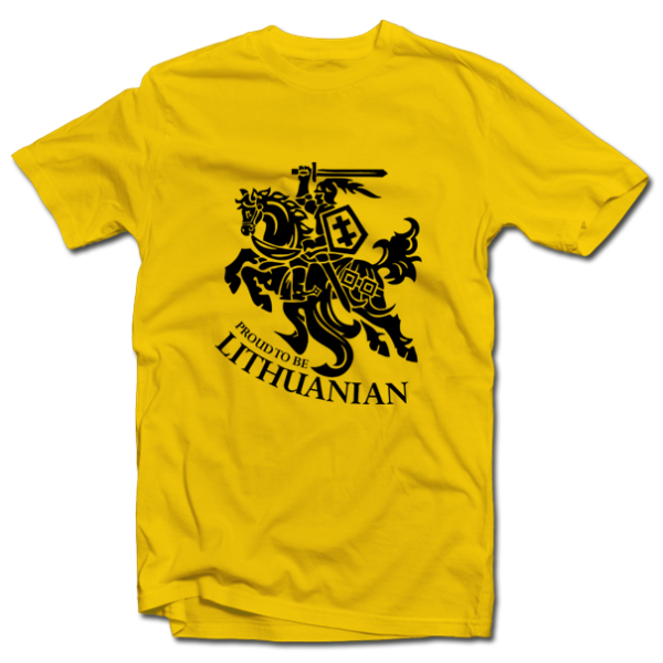 Marškinėliai "Proud to be Lithuanian"