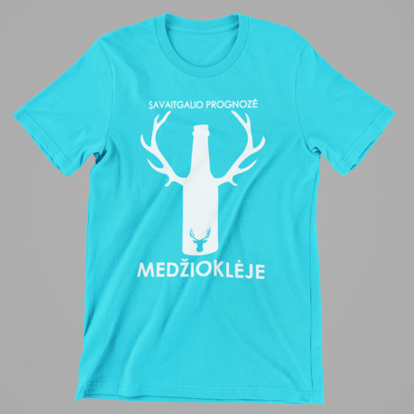 Marškinėliai "Savaitgalio prognozė medžioklėje"