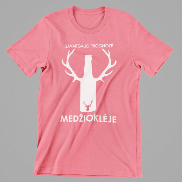 Marškinėliai "Savaitgalio prognozė medžioklėje"