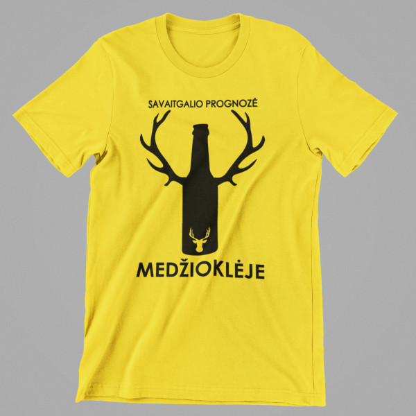 Marškinėliai "Savaitgalio prognozė medžioklėje"