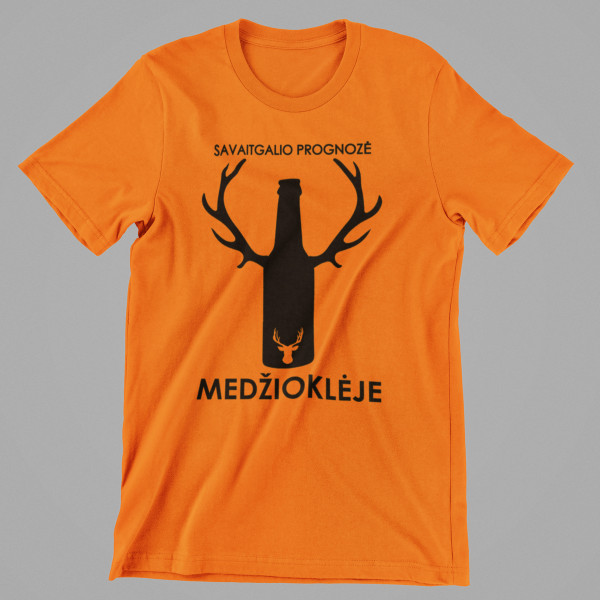 Marškinėliai "Savaitgalio prognozė medžioklėje"