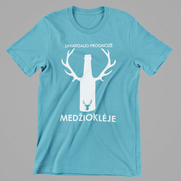 Marškinėliai "Savaitgalio prognozė medžioklėje"