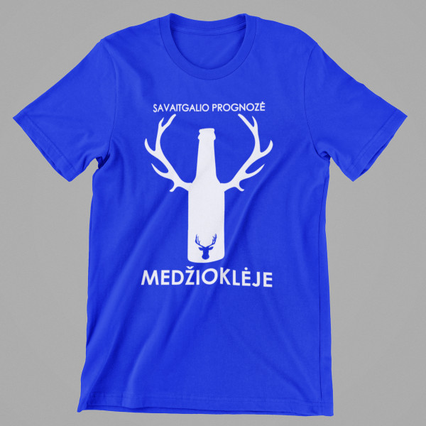 Marškinėliai "Savaitgalio prognozė medžioklėje"