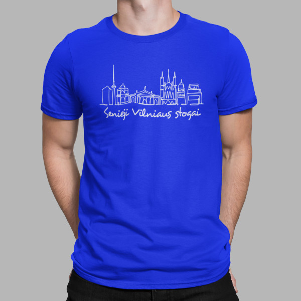 Marškinėliai "Senieji Vilniaus stogai"
