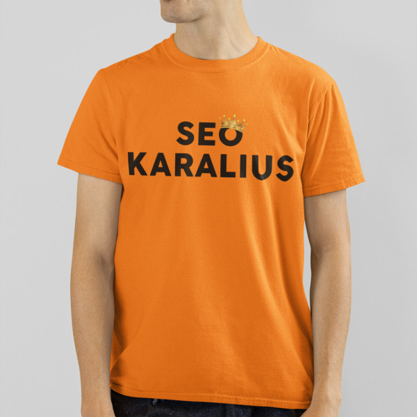 Marškinėliai "SEO karalius"