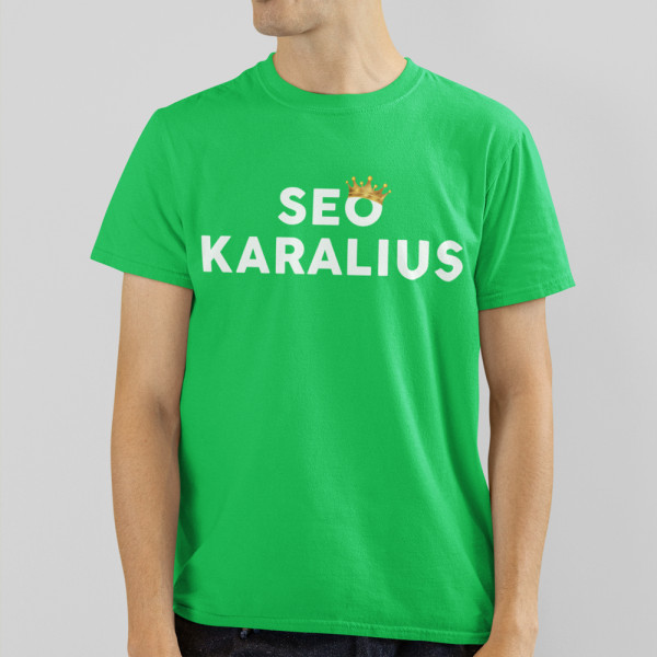 Marškinėliai "SEO karalius"