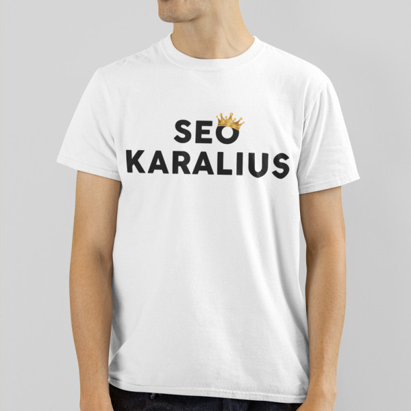 Marškinėliai "SEO karalius"