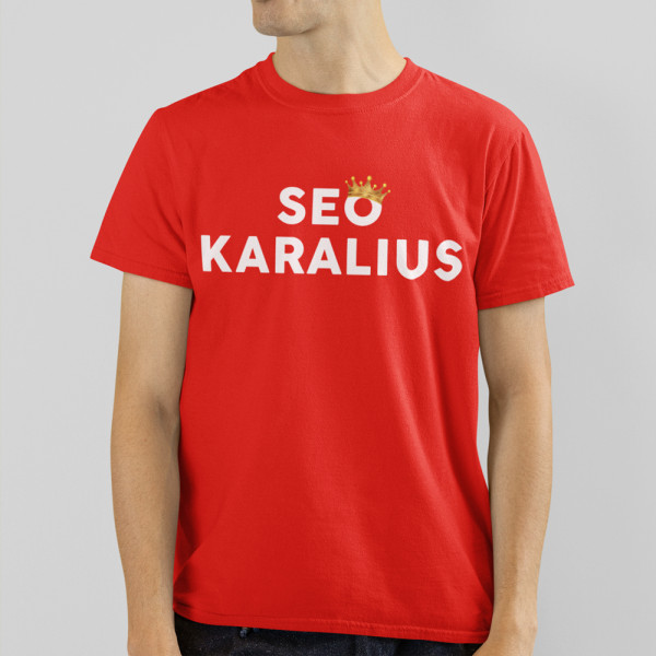 Marškinėliai "SEO karalius"