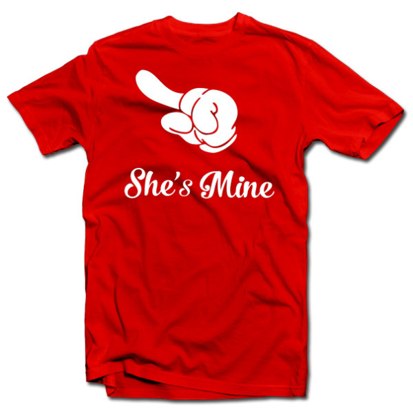 Marškinėliai "She\'s mine"
