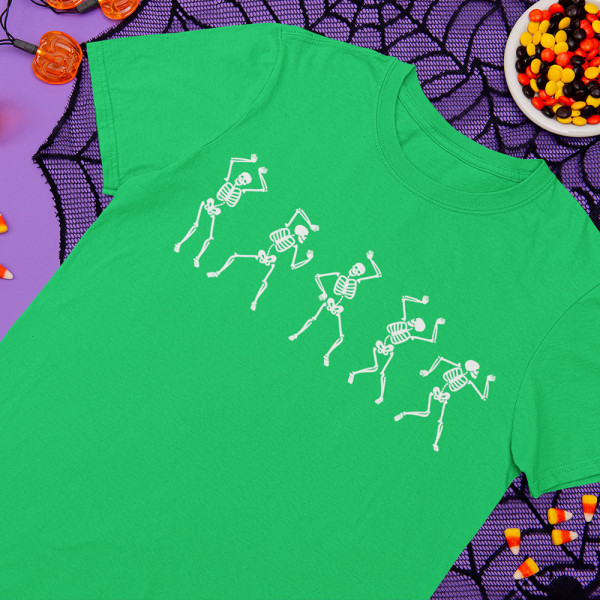 Marškinėliai "Šokantis skeletas"