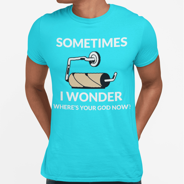 Marškinėliai "Sometimes I wonder"