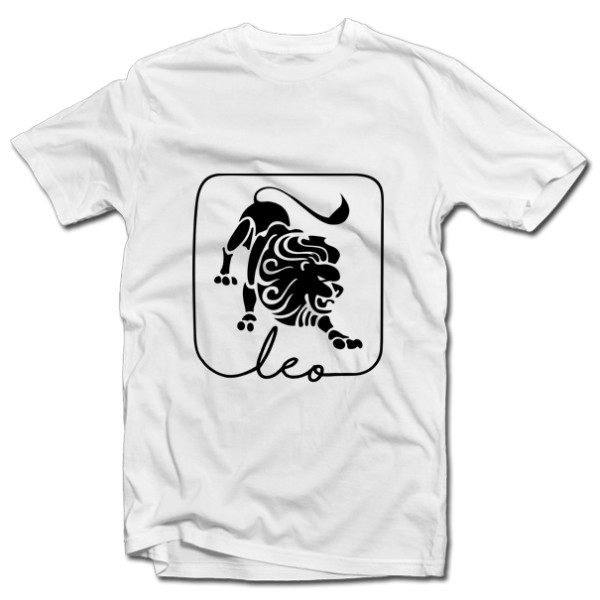 Marškinėliai su zodiako ženklu "Liūtas"
