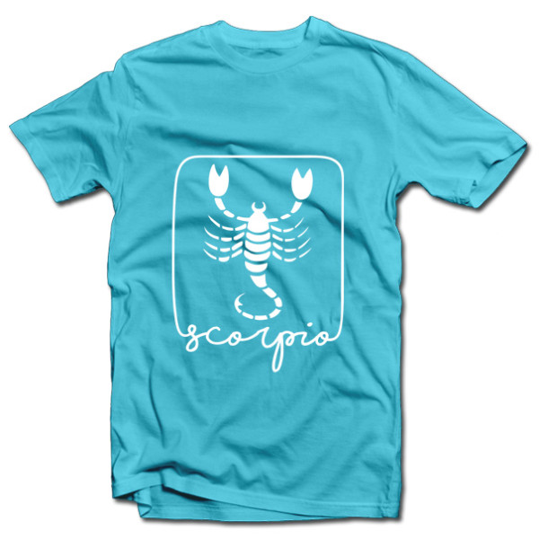 Marškinėliai su zodiako ženklu "Skorpionas"