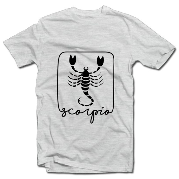 Marškinėliai su zodiako ženklu "Skorpionas"