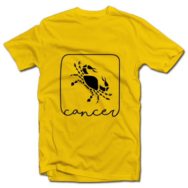 Marškinėliai su zodiako ženklu "Vėžys"