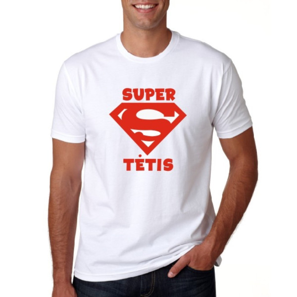 Marškinėliai "Super tėtis -supermenas" Marškinėliai "Super tėtis -supermenas"