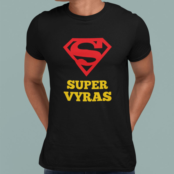 Marškinėliai "SUPER VYRAS"