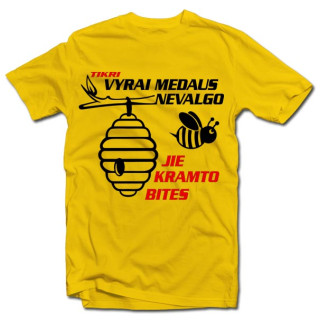 Marškinėliai "Tikri vyrai medaus nevalgo"
