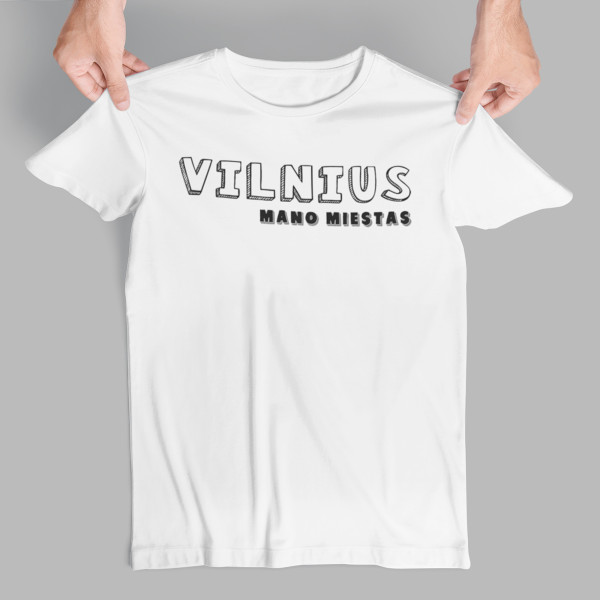 Marškinėliai "Vilnius - mano miestas"