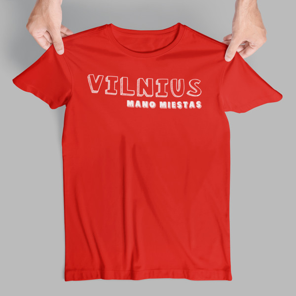 Marškinėliai "Vilnius - mano miestas"