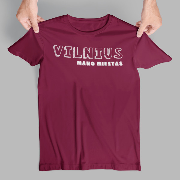 Marškinėliai "Vilnius - mano miestas"