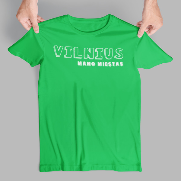 Marškinėliai "Vilnius - mano miestas"
