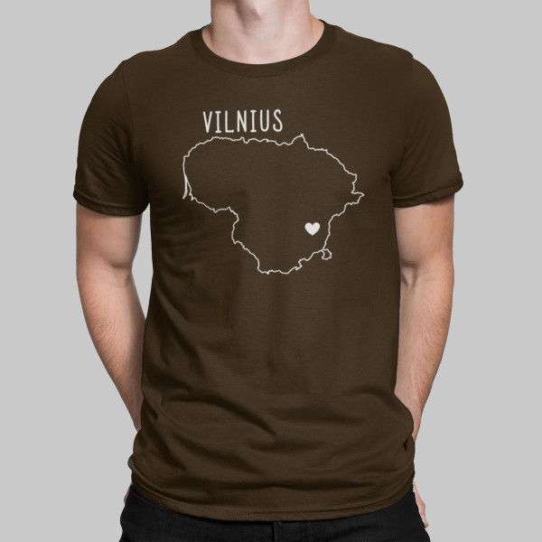 Marškinėliai "Vilnius - širdis"