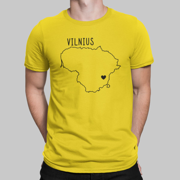 Marškinėliai "Vilnius - širdis"