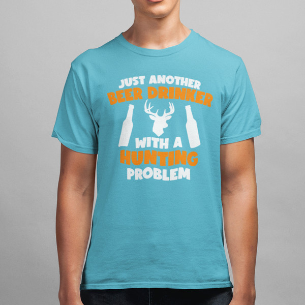 Marškinėliai "With a hunting problem"