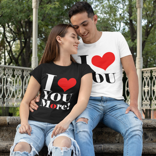 Marškinėlių komplektas "Couple love"