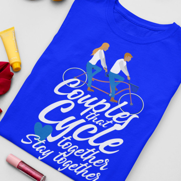 Marškinėlių komplektas "Cycle and stay together"