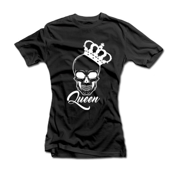 Marškinėlių komplektas "King & Queen" su kaukole