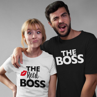 Marškinėlių komplektas "The Boss couple"