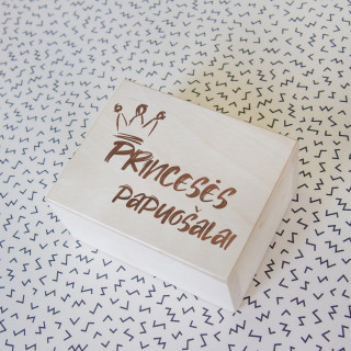 Medinė dėžutė "Princesės papuošalai"
