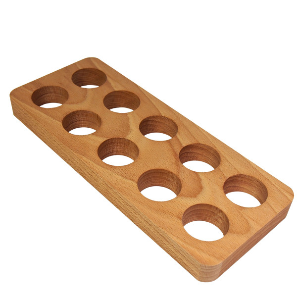 Medinis kiaušinių stovelis (10 kiaušinių)