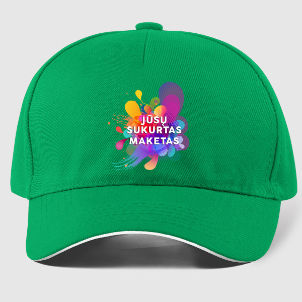 Medvilninė kepuraitė su Jūsų sukurtu dizainu