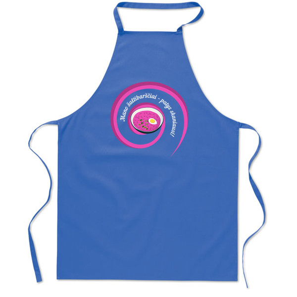 Medvilninė prijuostė "Mano šaltibarščiai - patys skaniausi"