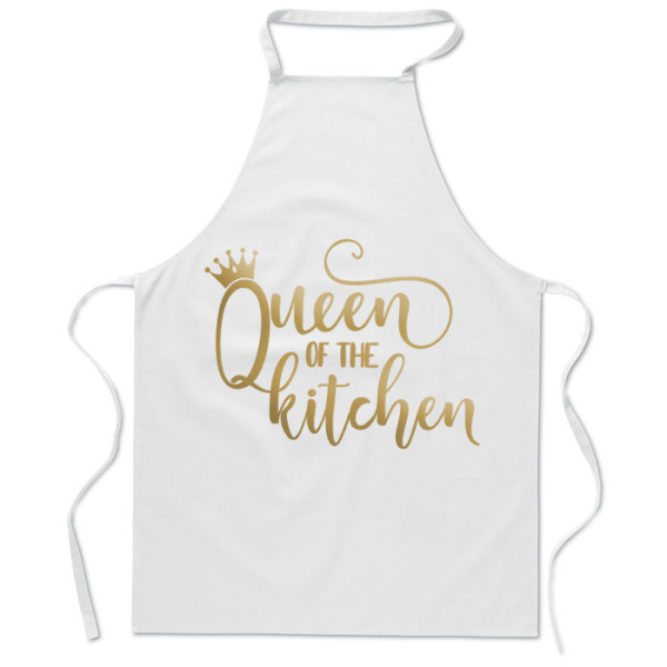 Medvilninė prijuostė "Queen of the kitchen"