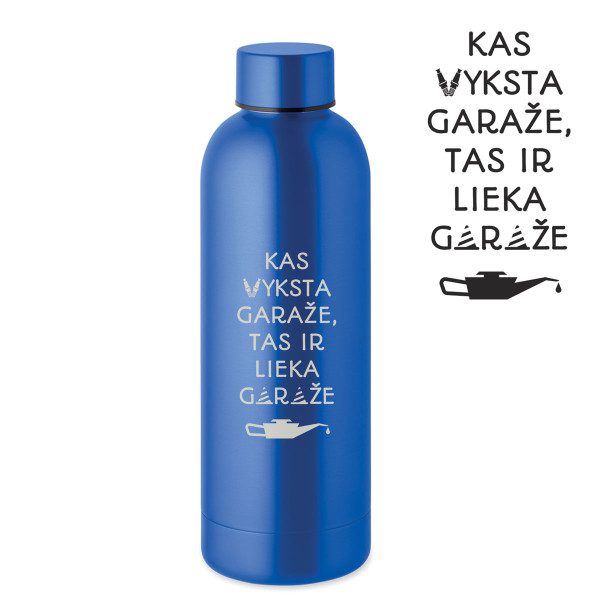 Metalinė termo gertuvė "Lieka garaže" (500ml)