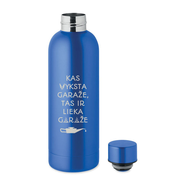 Metalinė termo gertuvė "Lieka garaže" (500ml)