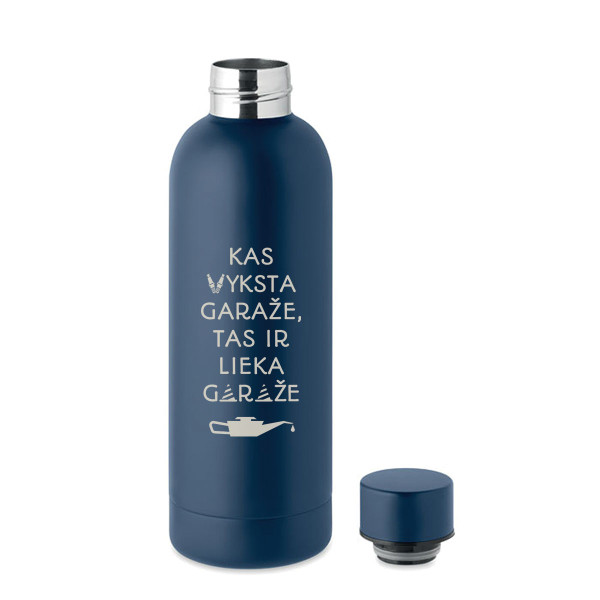 Metalinė termo gertuvė "Lieka garaže" (500ml)