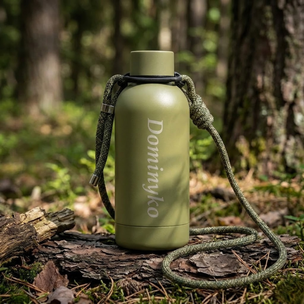 Metalinė termo gertuvė "VINGA Parks" su Jūsų graviruotu tekstu (400ml)