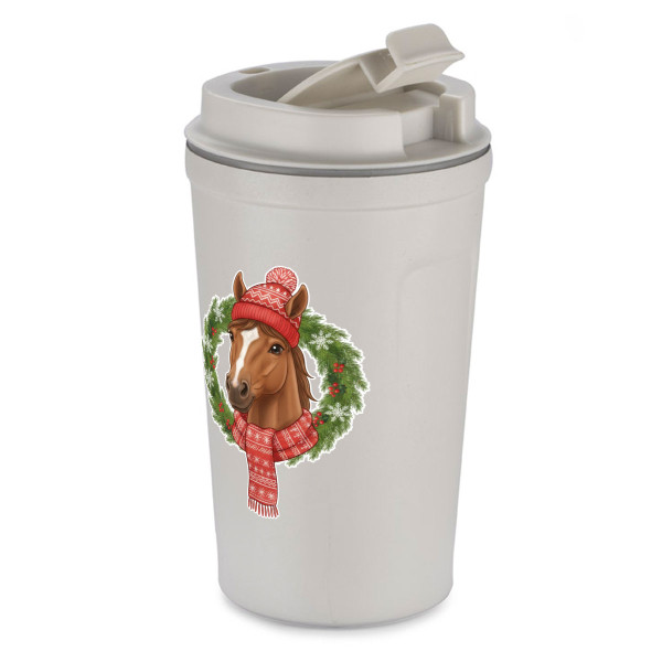 Metalinis termopuodelis "Arklio metai - 2026" (400ml)