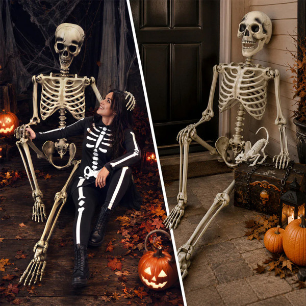 Milžiniška XXL dekoracija „Skeletas“ (240 cm)
