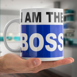 Milžiniškas puodelis "I am the BOSS"