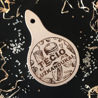 Mini pjaustymo lentelė "Tėčio užkandukai"