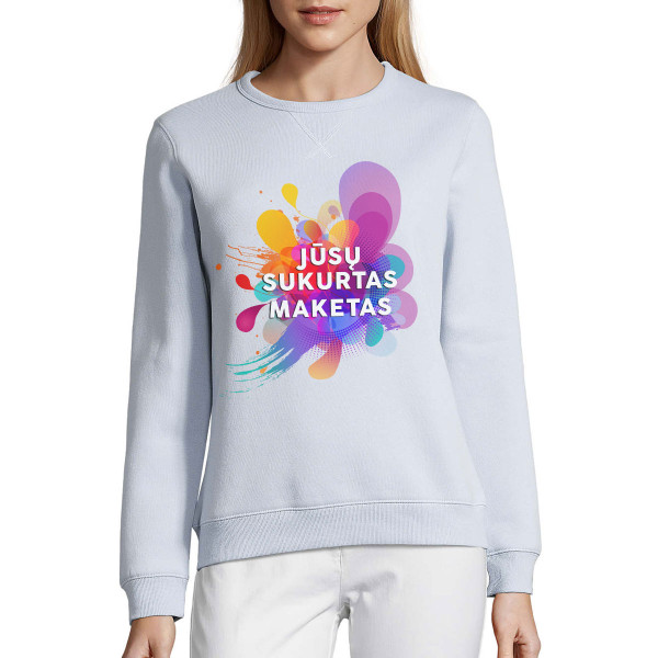 Moteriškas pastelinis džemperis "Sully" su Jūsų sukurtu dizainu
