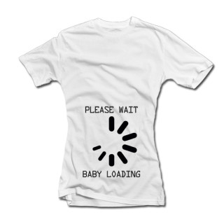 Moteriški marškinėliai "Baby loading"